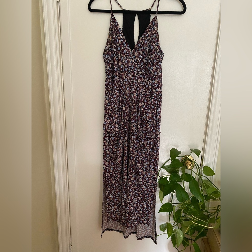 BCBGeneration Floral High Low Midi Dress - xs/s